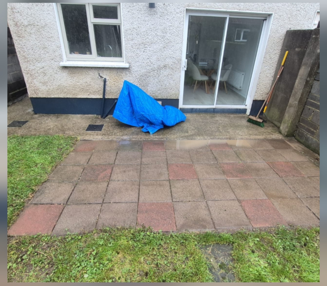 Patio Power Washing before